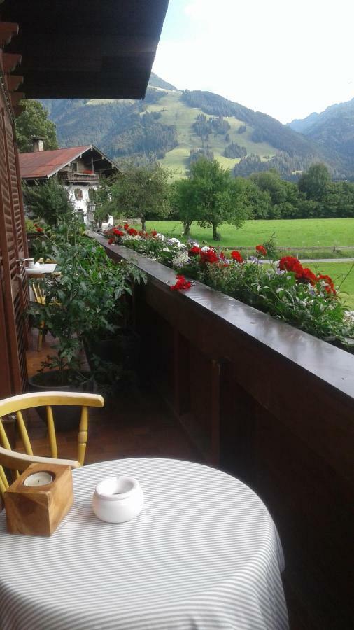 Ferienwohnung Haus Bichler Kössen Exterior foto