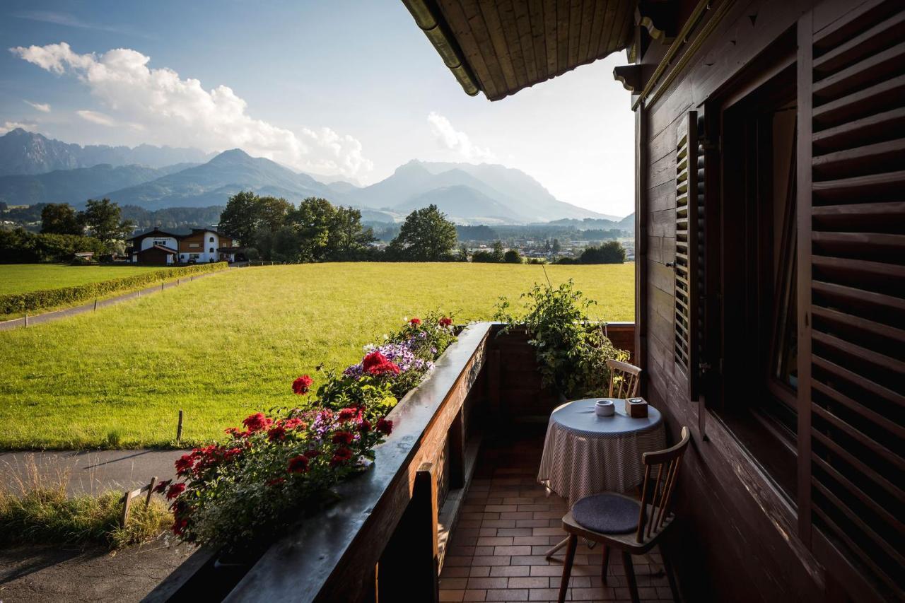 Ferienwohnung Haus Bichler Kössen Exterior foto